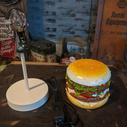アメリカンダイナー 電飾看板  バーガーズ ハンバーガー ランプ  #自立式看板  #キッチンカー  #店舗什器 10枚目の画像