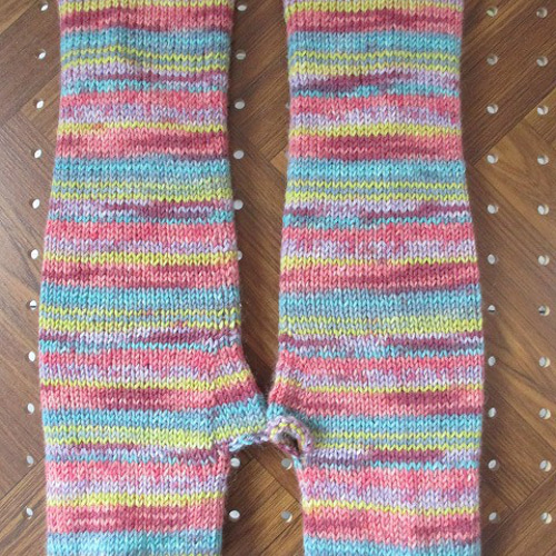 手編みハンドウォーマー ロング Opal Holidays 11246 Wahrzeichen 手袋