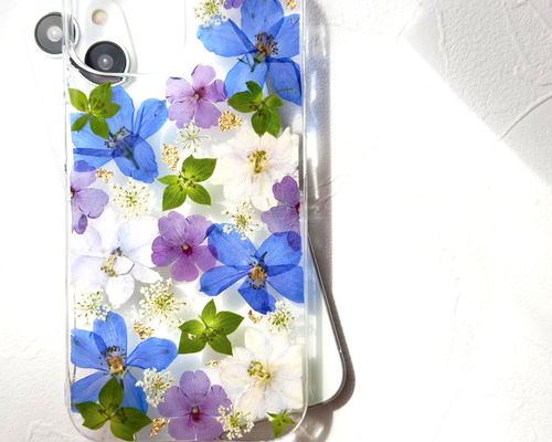 押し花ケース 押し花iPhoneケース 押し花スマホケース iPhoneケース