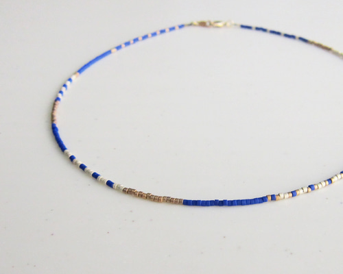 デリカビーズ ハンドメイド 一点もの ネックレス アクセサリー