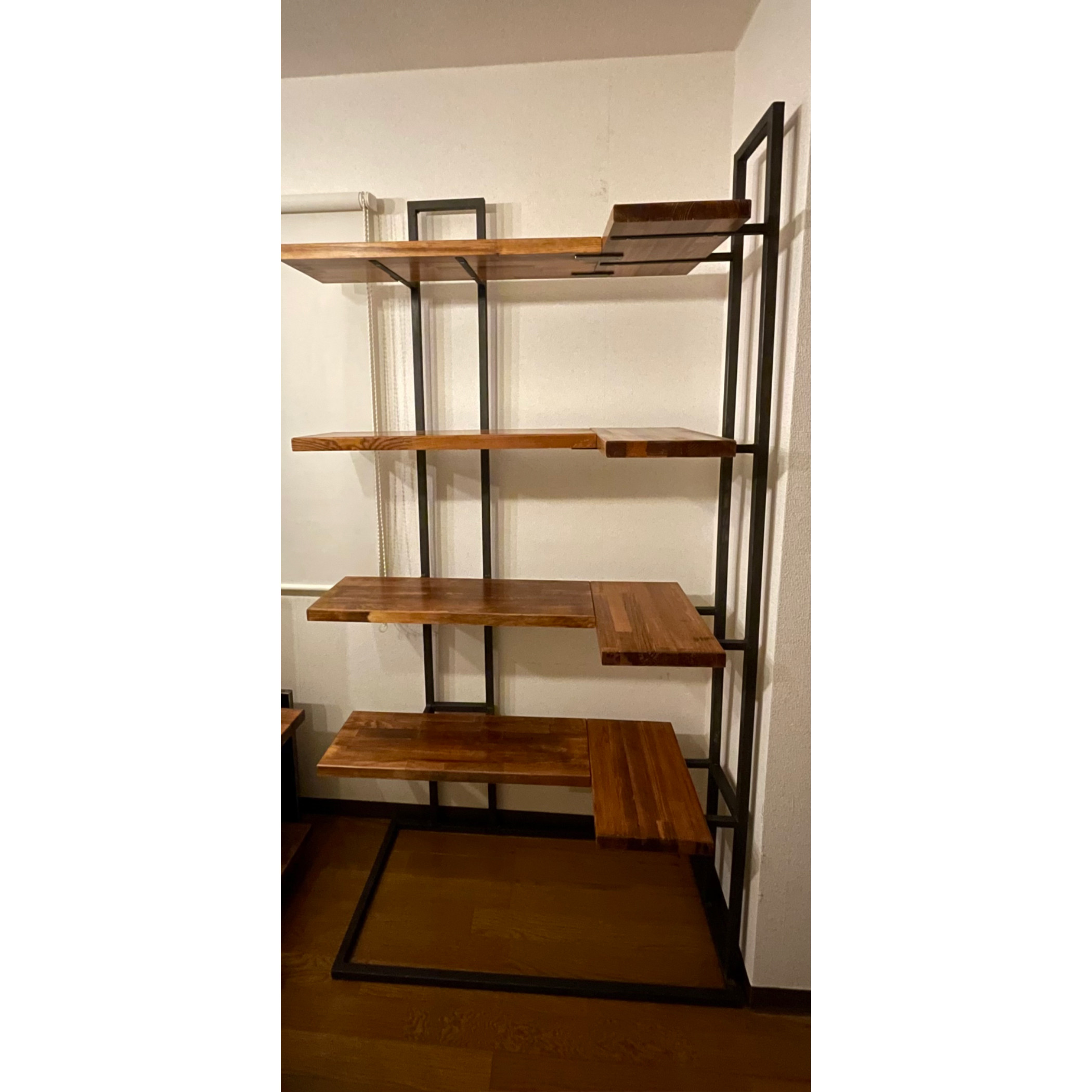 【年末SALE！首都圏内の方限定¥70,000】コーナー飾り棚｜アイアン家具｜受注生産