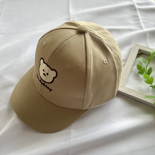 ベビー キッズ 帽子 キャップ くま ワンポイント オルチャン 韓国