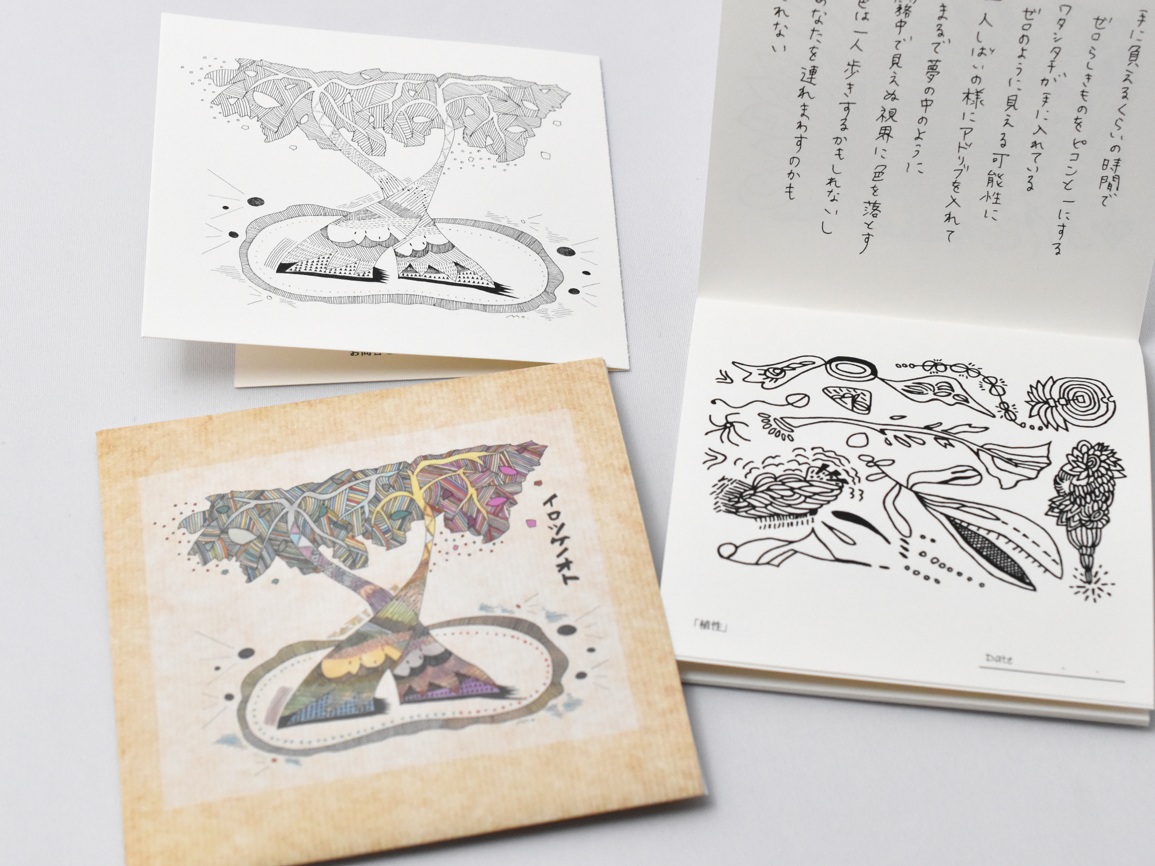 ぬり絵の手本