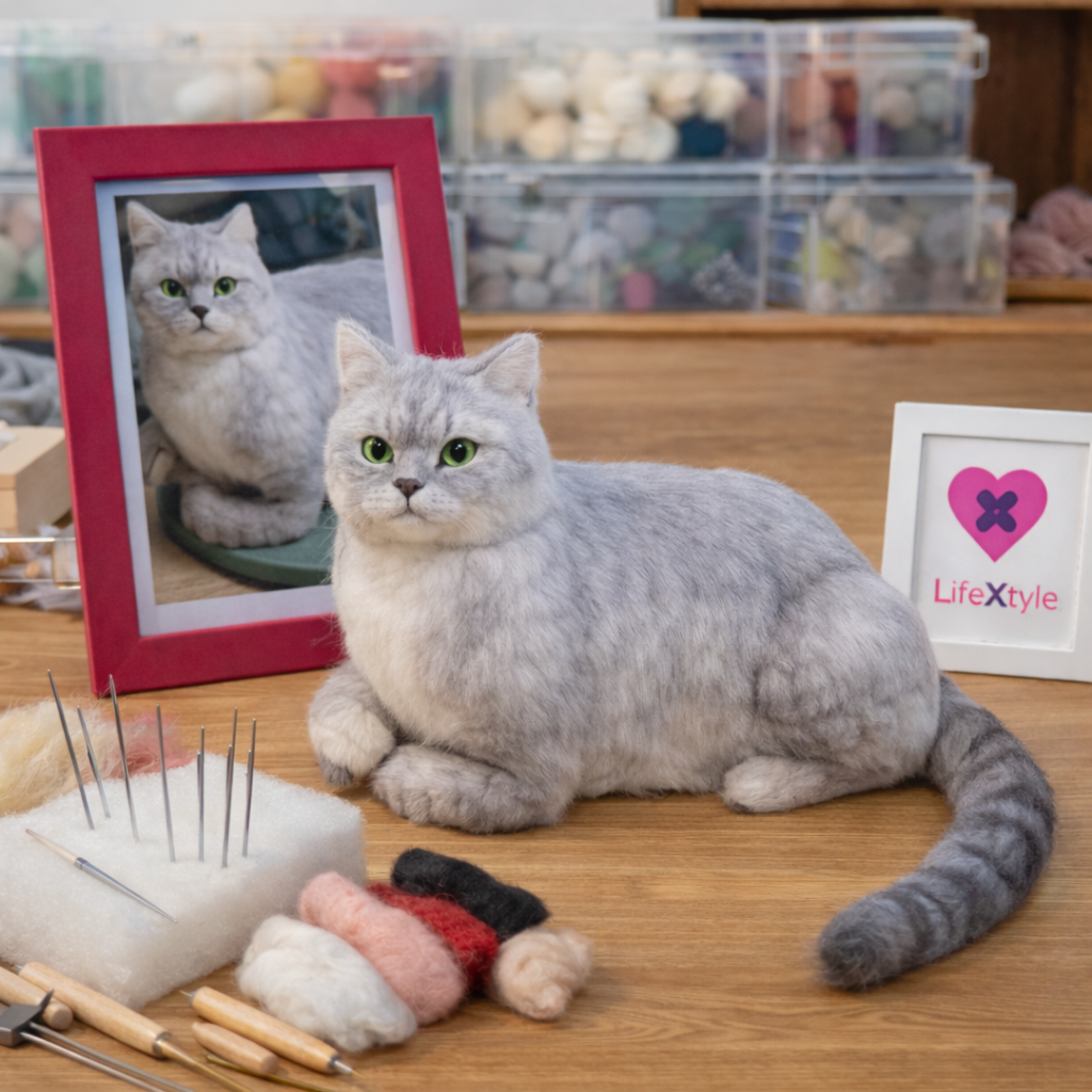 羊毛フェルト そっくり ペット オーダーメイド｜写真から作る リアル ペットぬいぐるみ｜愛猫 虹の橋 メモリアル ペット