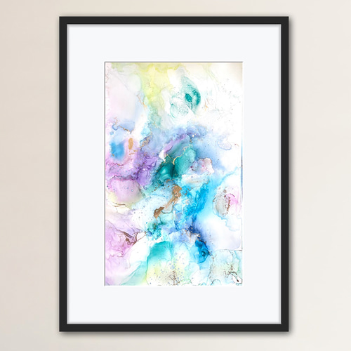 インテリアに溶け込むインクアート