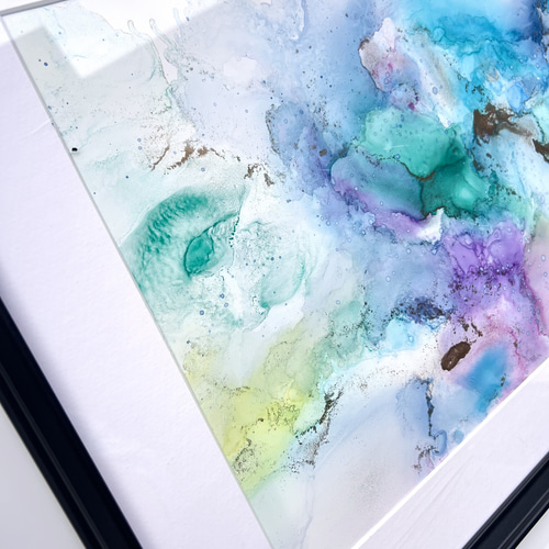 インテリアに溶け込むインクアート