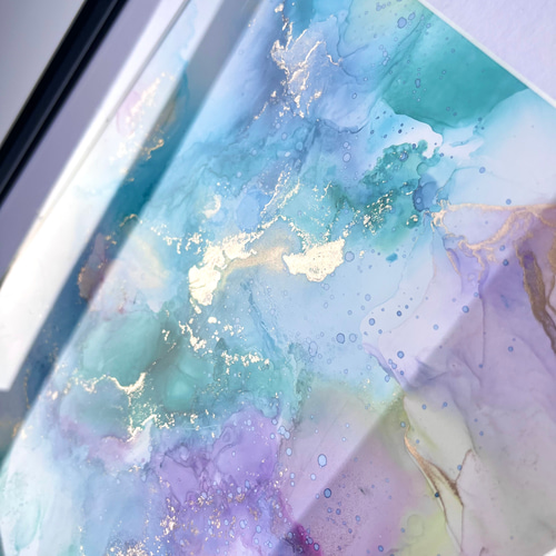 インテリアに溶け込むインクアート