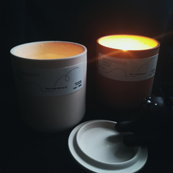 寵物友善|呼嚕蠟燭|質感霧面陶罐|天然原料製作 第1張的照片