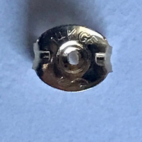 再販】 アフガナイト 1粒ピアス 14kgf ブルー 希少 ピアス