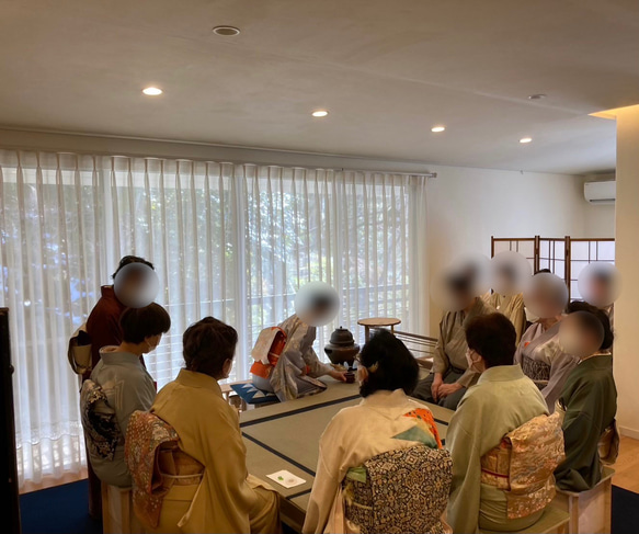 立礼棚（木製） 炉畳/風炉畳2種付属、7名着席可能 茶会イベント等に