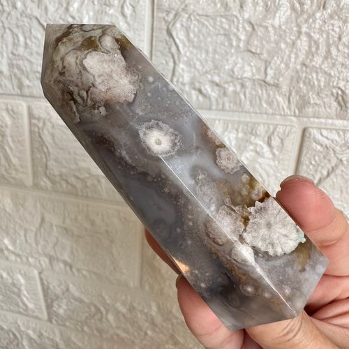 ブルー桜瑪瑙ポイント その他インテリア雑貨 円と縁 by.TAMAKO 通販