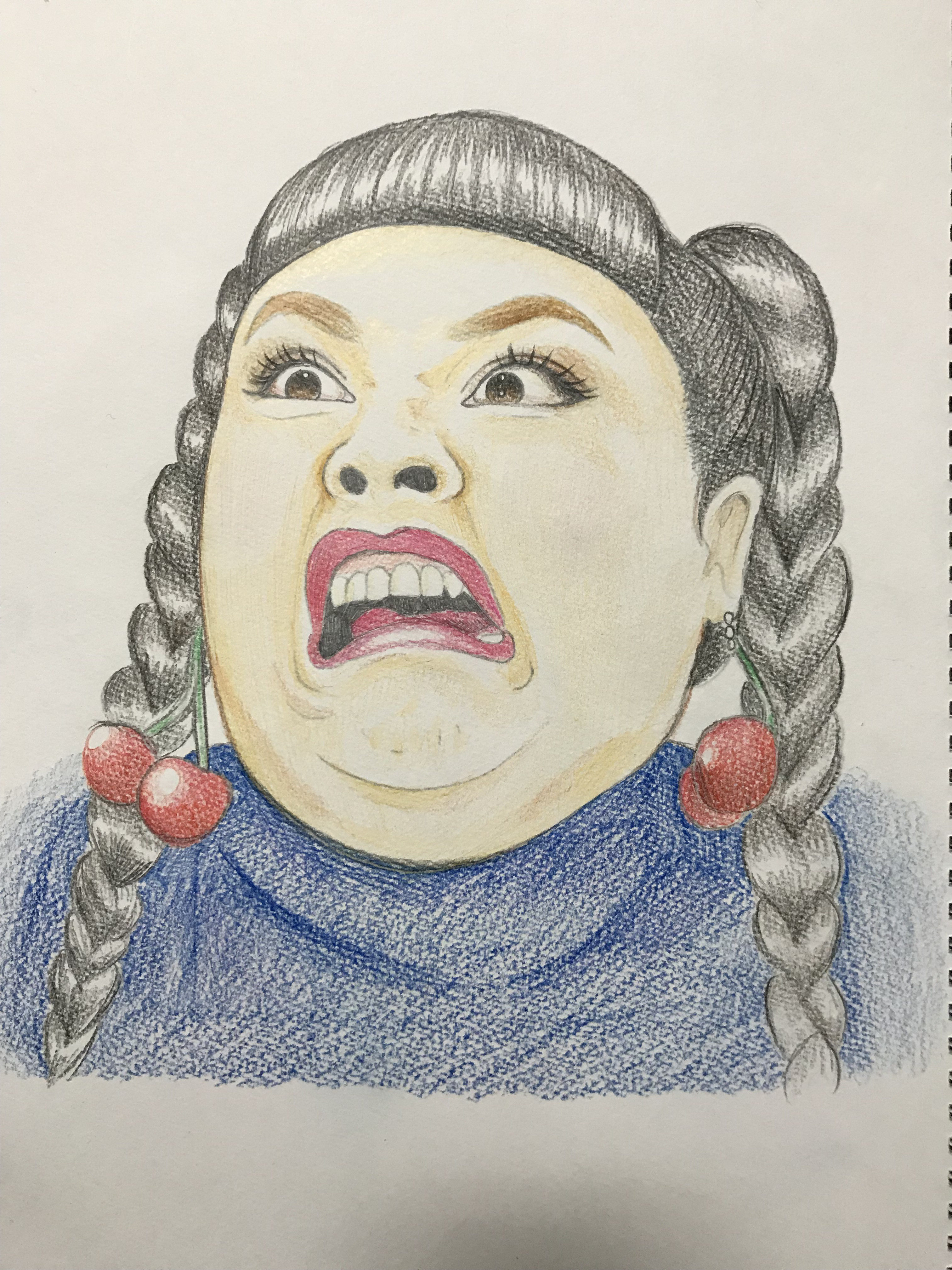 ✨似顔絵カラーイラスト✨完全手描き似顔絵色鉛筆画 イラスト