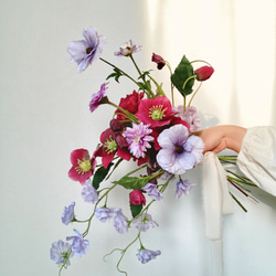 紫（パープル） ブーケ のおすすめ人気通販｜Creema(クリーマ) 国内