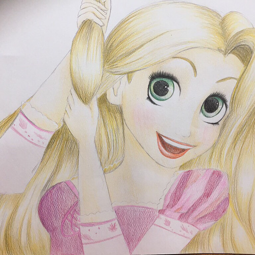 アニメキャラクター 手描きイラスト アニメキャラクター手描きイラスト A4サイズメリオダス - メルカリ