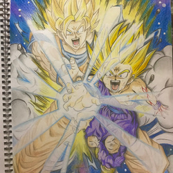 ✨アニメキャライラスト✨完全手描きイラスト色鉛筆画 イラスト なみ