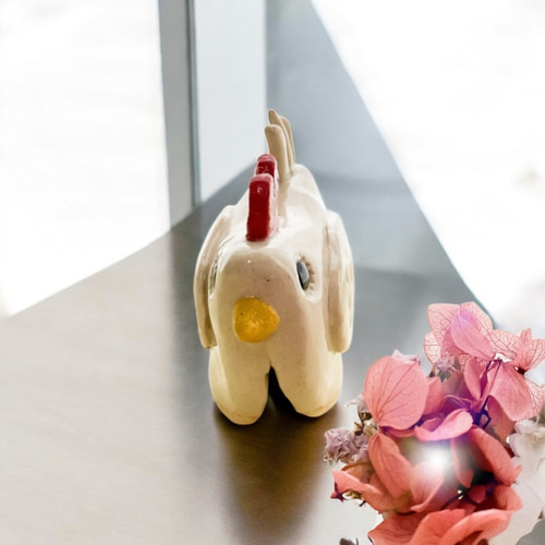 まるくてやさしいニワトリさん（陶器オブジェ）国内送料無料 その他