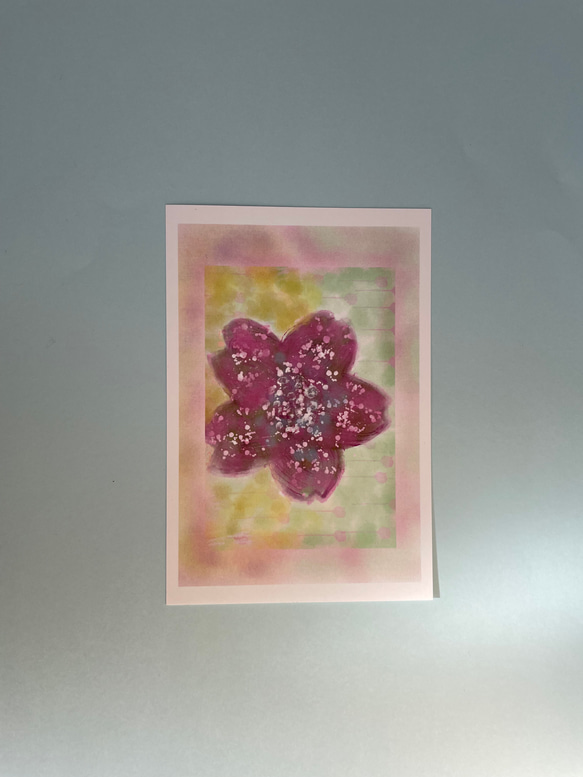 桜の旅立ちポストカード 2枚目の画像