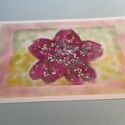 桜の旅立ちポストカード 3枚目の画像