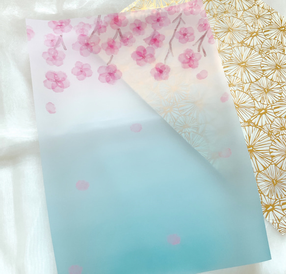 お花A4サイズです。 お花A4サイズです。 Amazon.co.jp: そ・か・な グラシン紙【柄物