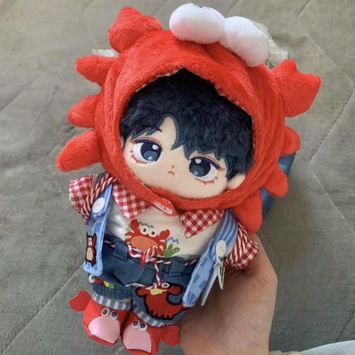 20cmぬいぐるみ服/ぬいぐるみかにコスセット/5点 ぬいぐるみ ニッキー