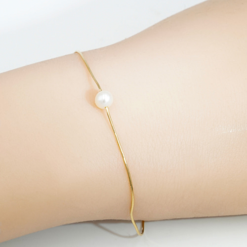 K18 1粒パールブレスレット 230307-001 ブレスレット 武田源之助 通販  