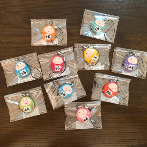 だるまお守りミニ（1個）ハンドメイド フェルト その他雑貨