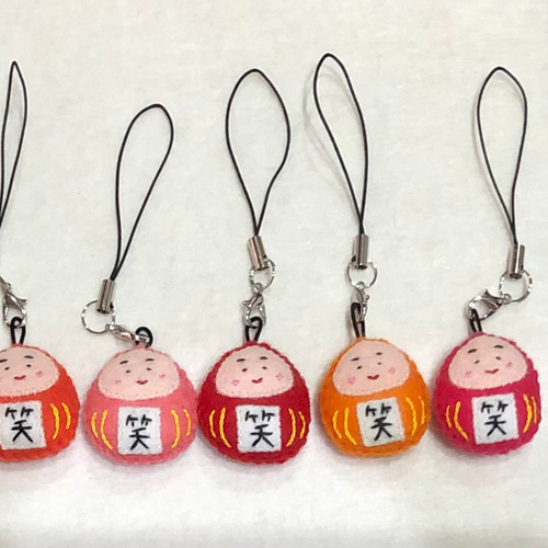 だるまお守りミニ（1個）ハンドメイド フェルト その他雑貨 daruma__