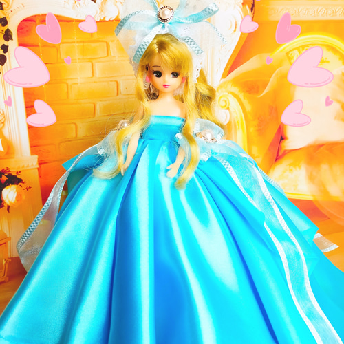 リカちゃん ドレス ハンドメイド服 ドール服 人形服 ドールドレス