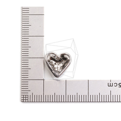 ERG-2338-R【2個入り】ハートピアス/Heart  Ear Post/ 11.5mm x 12mm 5枚目の画像