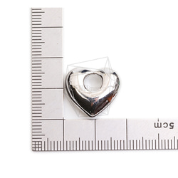 PDT-2675-R【2個入り】ハートペンダント,Heart Pendant/30mm X 30mm 5枚目の画像