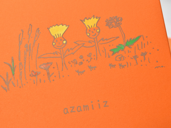 「azamiiz」オーガニックコットンTシャツ(半袖)　ギフトラッピングセット 4枚目の画像
