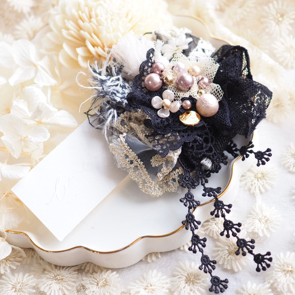 裂き布リボン 裂き布リボン入引き揃え糸✨ヘアクリップ 【公式通販】