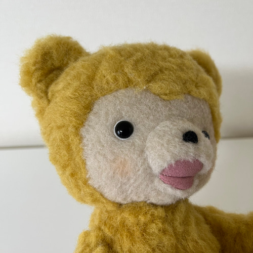 misso bear マスタードカラーテディベア マスタードベアってこんな子 #wasabibear #ワサビベア #ぬい活