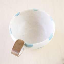 水玉のスープカップ（2個セット） 3枚目の画像
