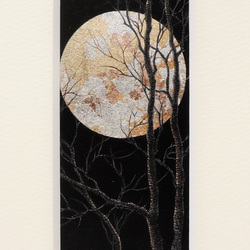 〈月光Ⅳ〉　原画　ミニ額　本銀箔 2枚目の画像