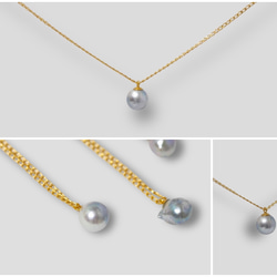 Natural Akoya pearl necklace 第9張的照片