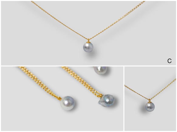 Natural Akoya pearl necklace 第9張的照片