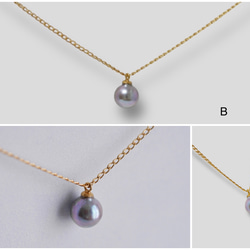 Natural Akoya pearl necklace 第7張的照片