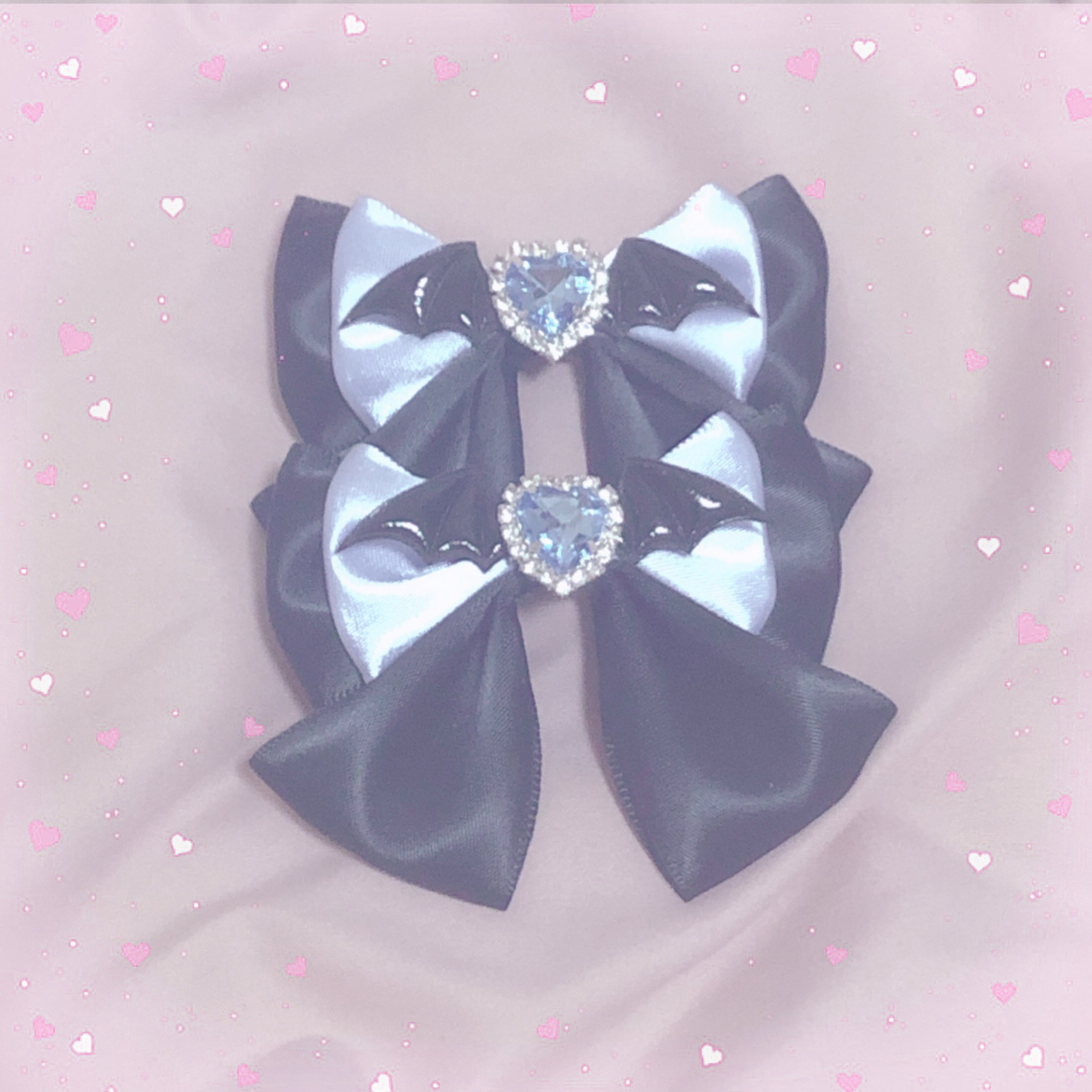 悪魔の羽 ヘアクリップ デビルハート サブカル 地雷系 ヘア