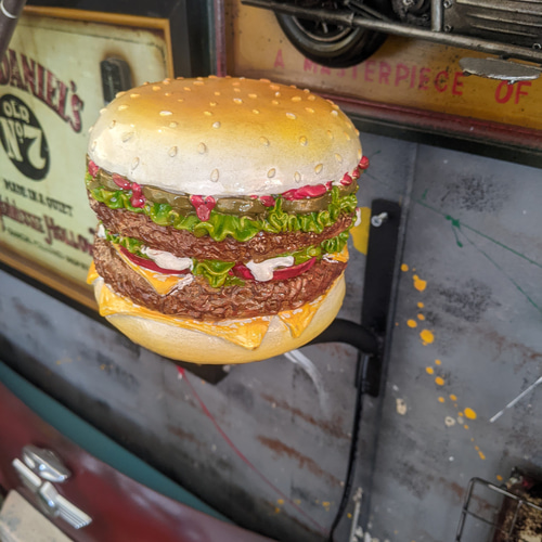 アメリカンダイナー 電飾看板 バーガーズ ハンバーガー ウォールランプ  