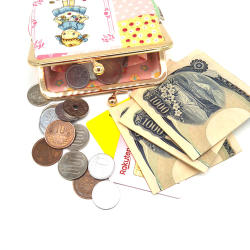 全2種 ◇ レトロ可愛い ☆ がま口 小さな財布 ◇ がま口 aolani
