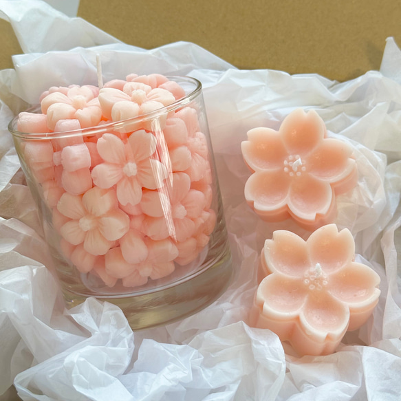 桜キャンドル2 キャンドル・キャンドルホルダー yamasi candle 通販