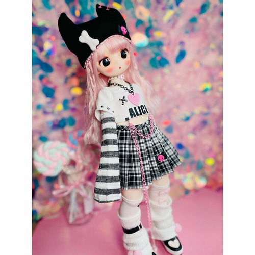 匿名配送★22cmドール服オーダー【4点】 22cmドール服 甘可愛スタイルセット - Manon doll - BOOTH