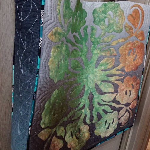 ハワイアンキルトトートバッグ (受注作成キルトバック) トートバッグ  