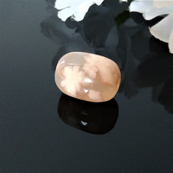 天然石　高品質　桜瑪瑙（さくらめのう）　天珠　１個 【再販 10】　 5枚目の画像