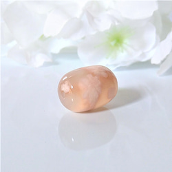 天然石　高品質　桜瑪瑙（さくらめのう）　天珠　１個 【再販 10】　 4枚目の画像