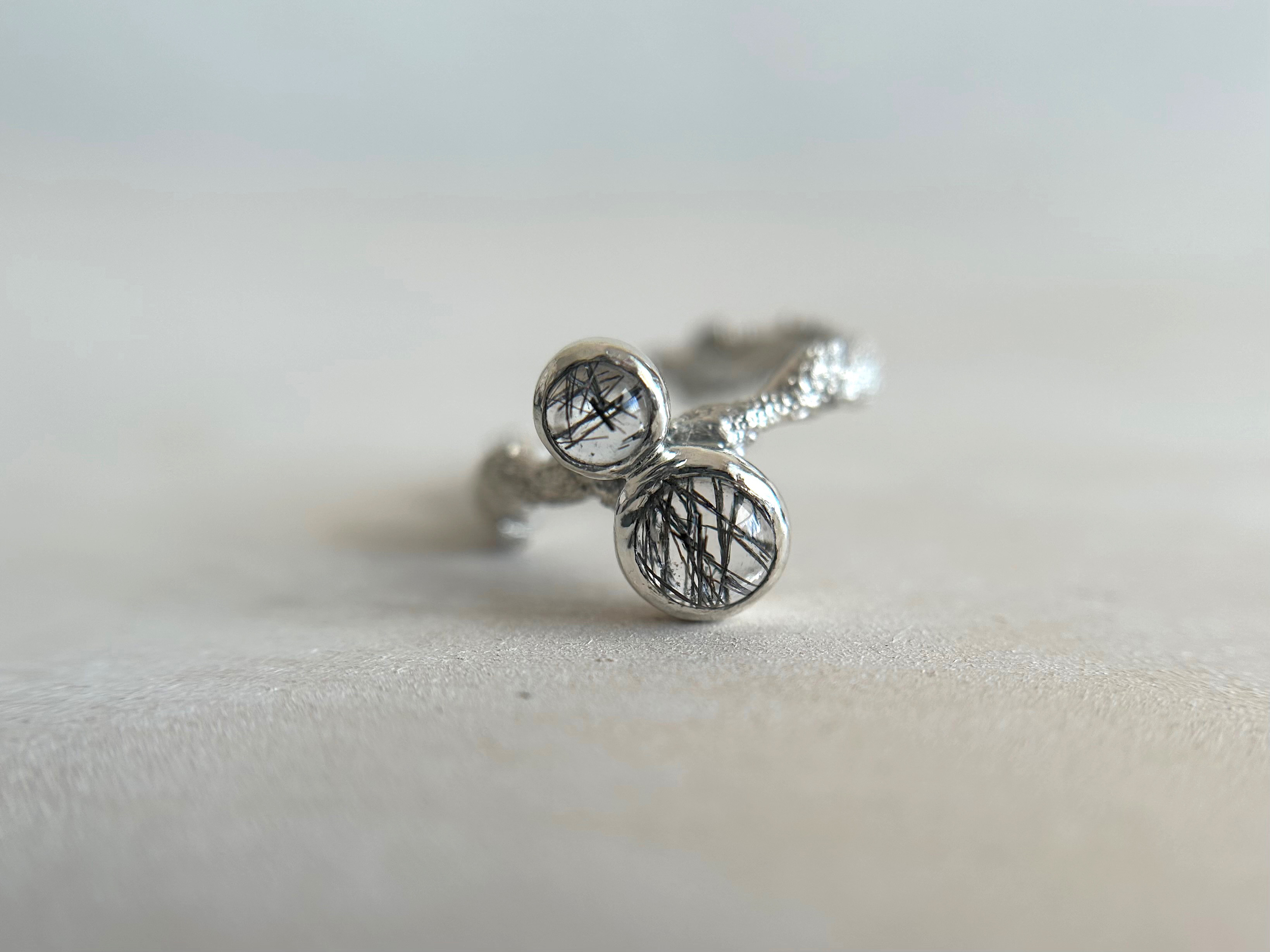 トルマリンクォーツ&シルバーリング