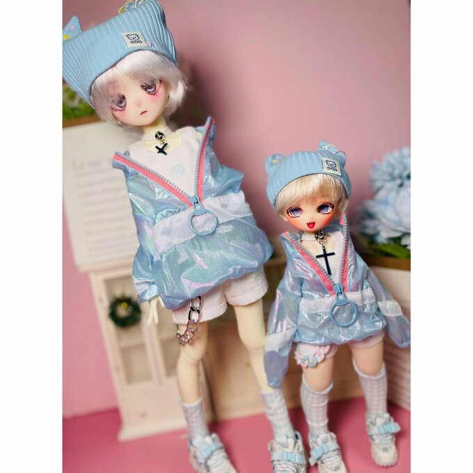 WY702 BJD 1/4 ドール 衣装 ワンピース 人形服 8セット