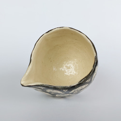 徳利　青海波　手びねり　オリジナル陶器 2枚目の画像