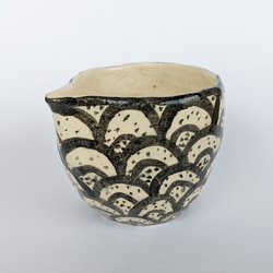 徳利　青海波　手びねり　オリジナル陶器 8枚目の画像